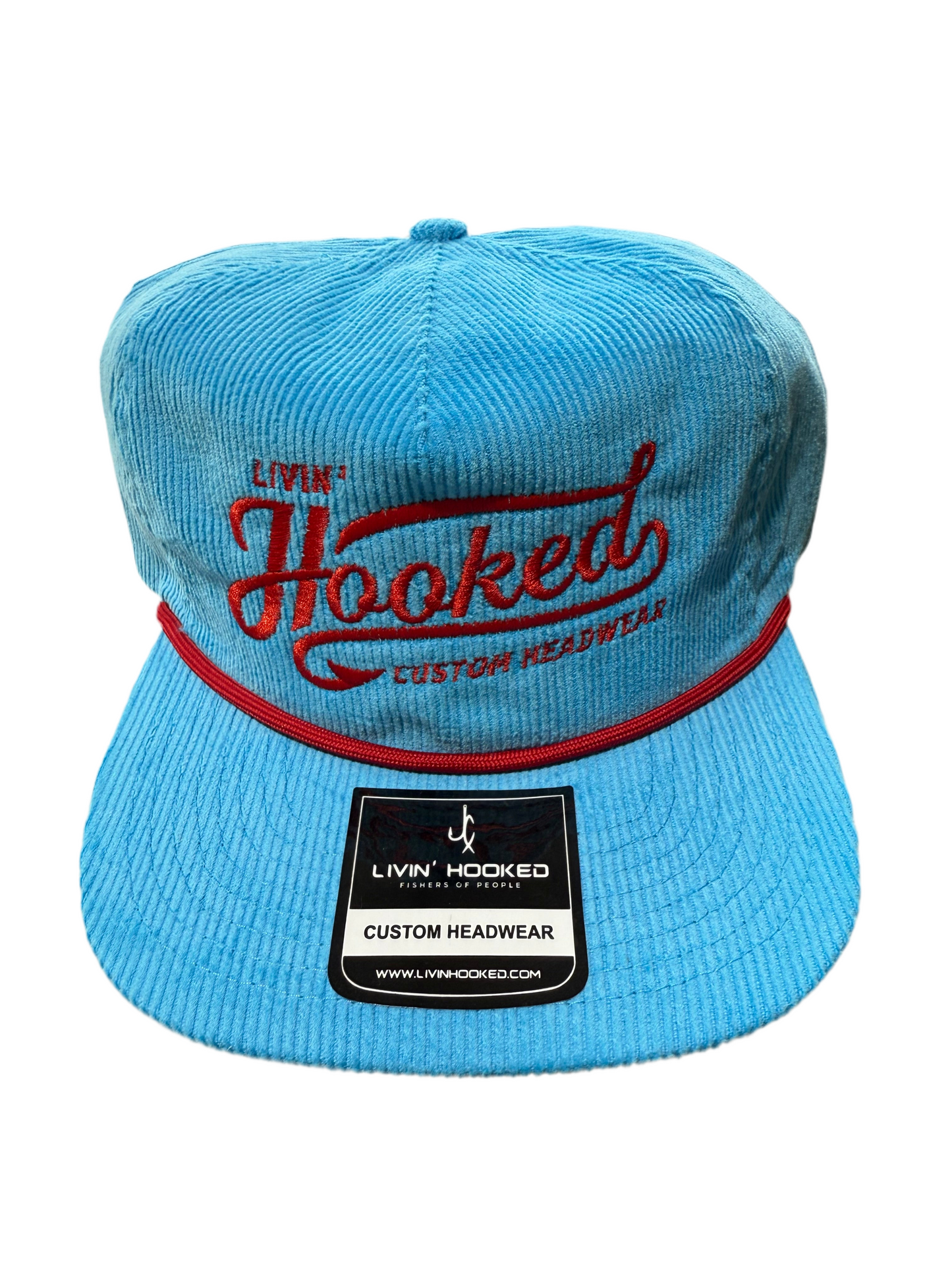 Livin’ Hooked Custom Headwear