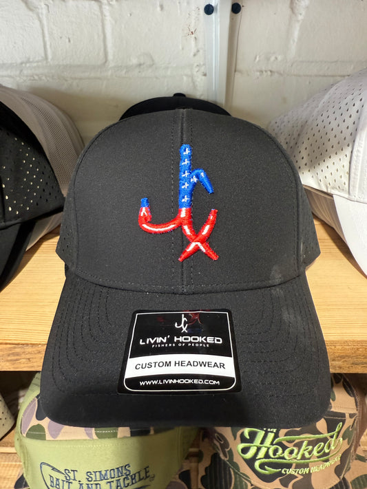 Livin’ Hooked Custom Headwear