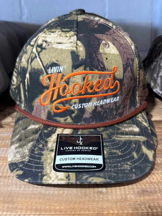 Livin’ Hooked Custom Headwear