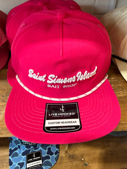 Livin’ Hooked Custom Headwear