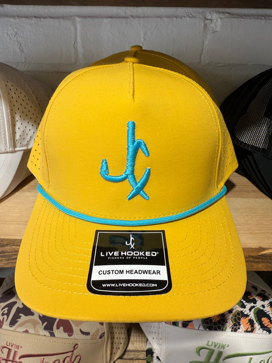 Livin’ Hooked Custom Headwear