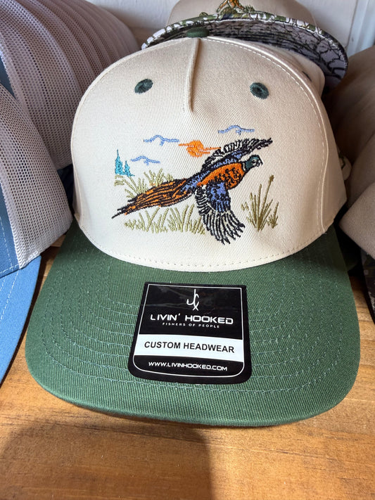 Livin’ Hooked Custom Headwear